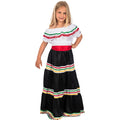 Mexikanerin Kostüm für Mädchen