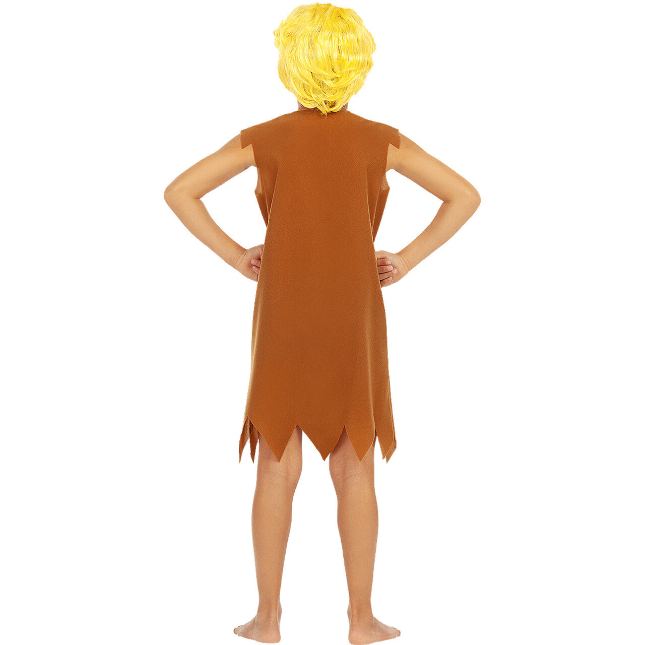 Op deze afbeelding zie je een Kostuums, van het merk Funidelia. Barney™ Rubble Flinstone™ Kind Jongen Kostuum