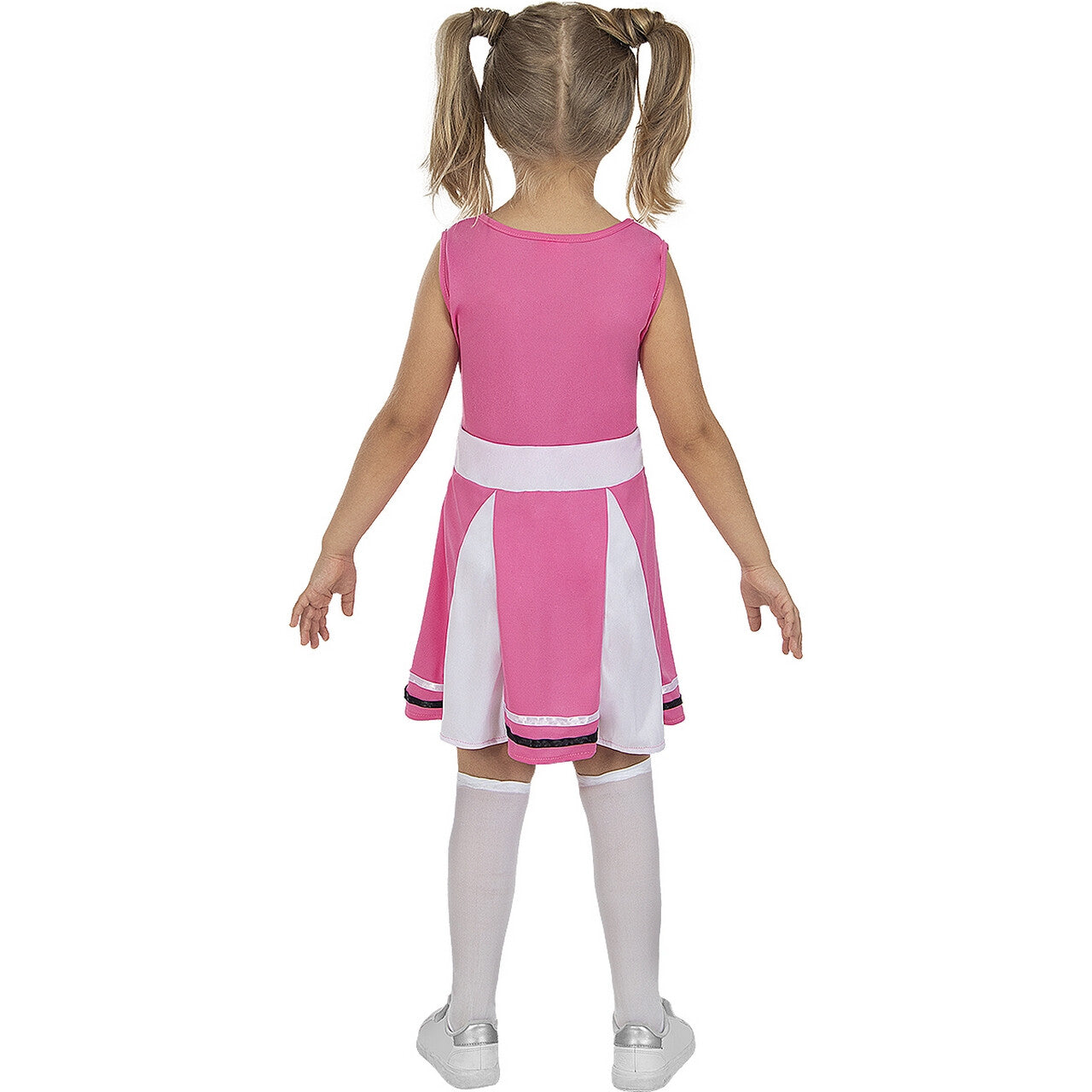 Op deze afbeelding zie je een Kostuums, van het merk Funidelia. Cheerleader Pink Team Meisje Kostuum