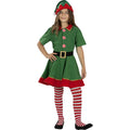 Weihnachtself Kleid Grün Kostüm für Kinder / Mädchen