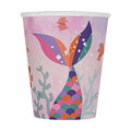 8 Meerjungfrau Pappbecher - Beautiful Mermaid