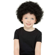 Op deze afbeelding zie je een Accessoires, van het merk Funidelia. Jaren 70 Jackson Krullenpruik Kind