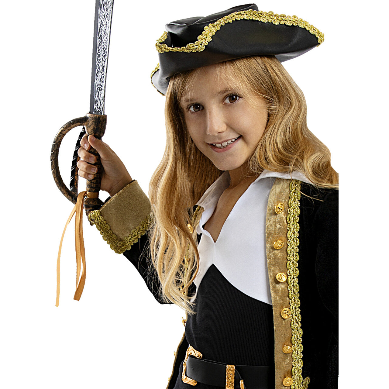 Op deze afbeelding zie je een Accessoires, van het merk Funidelia. Koloniale Steekhoed Heldhaftige Musketier Kind