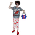 Zombie American Football Kostüm für Jungen