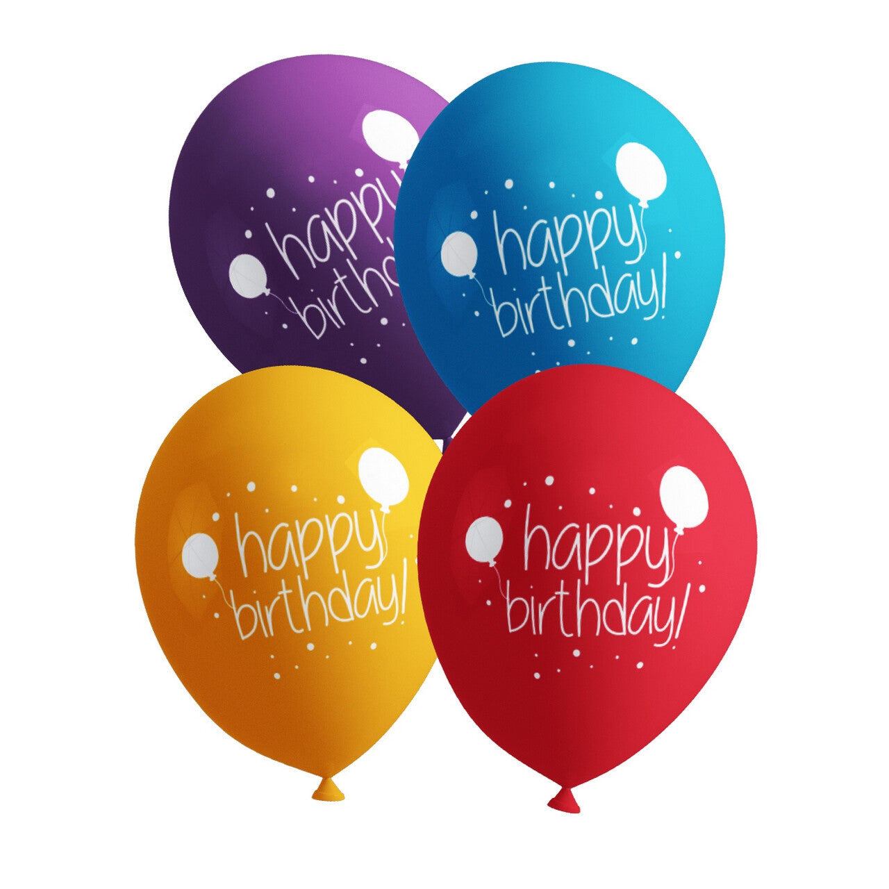 Op deze afbeelding zie je een Decoratie, van het merk Funidelia. Latex Ballonnen Happy Birthday 8 Stuks