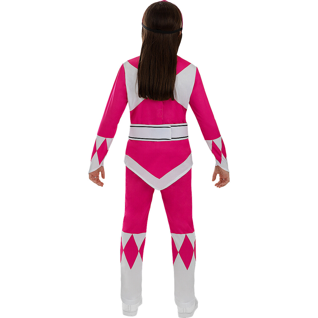 Op deze afbeelding zie je een Kostuums, van het merk Funidelia. Kimberley Roze Power Ranger Kind Kind Kostuum