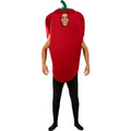 Höllisch Scharfe Paprika-Power Kostüm Rot für Erwachsene Unisex