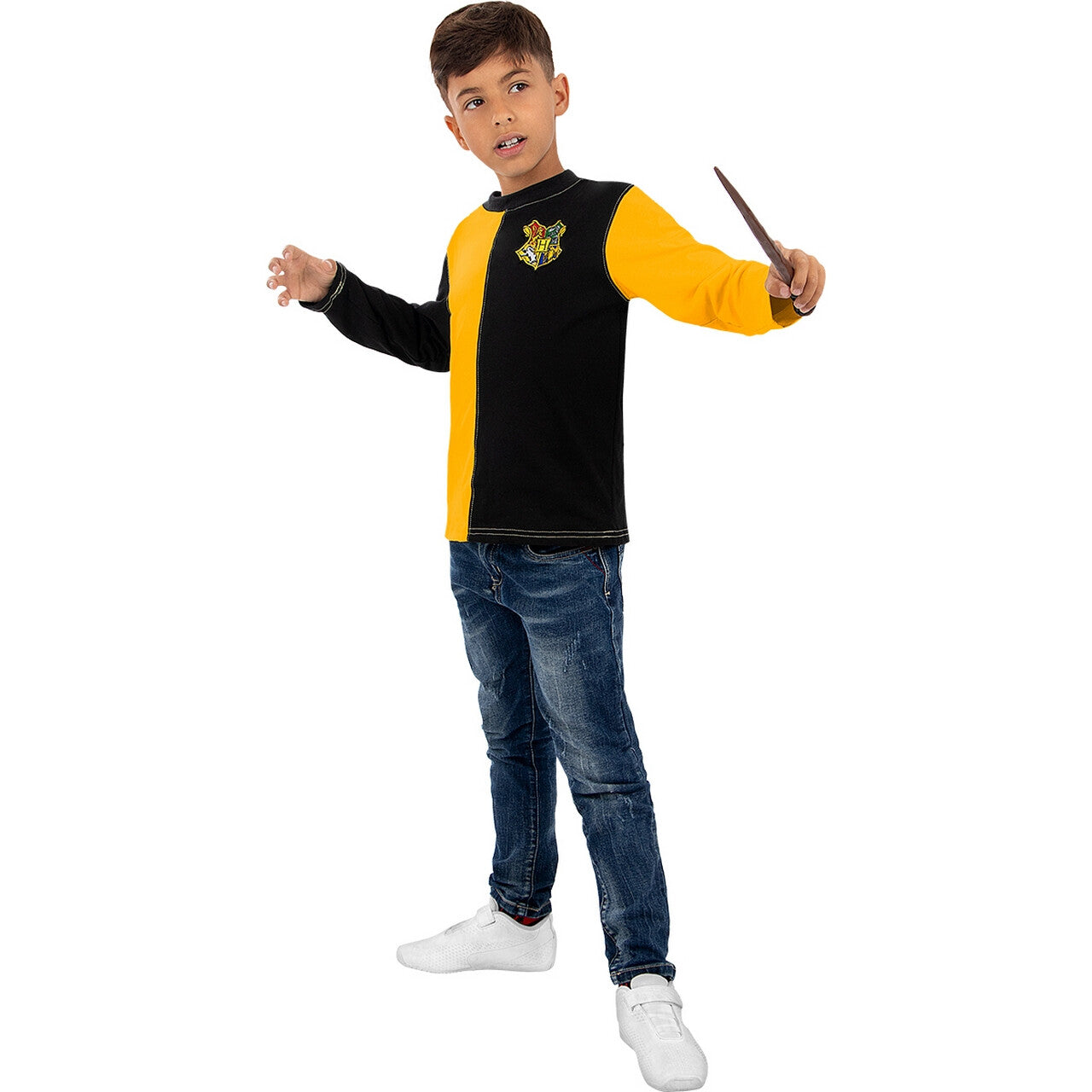 Op deze afbeelding zie je een Kostuums, van het merk Funidelia. Cedric Diggory Triwizard Tournament Shirt Harry Potter Kind Kind Kostuum