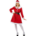 Klassisches Weihnachtsfrau Sandra Damenkostüm Kostüm