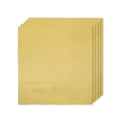 16 Servietten Gold - Unifarben 33x33 Cm