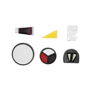 Op deze afbeelding zie je een Accessoires, van het merk Funidelia. Vampier Make-Up Set Met Tanden, Bloed En Schmink