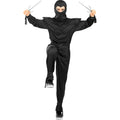 Ninja Kostüm Schwarz für Erwachsene Herren