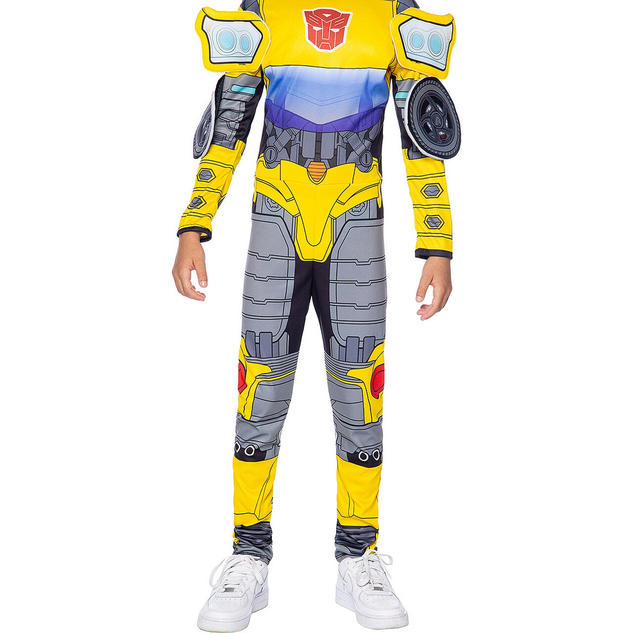 Op deze afbeelding zie je een Kostuums, van het merk Funidelia. Bumblebee Van Auto Tot Robot Transformers Jongen Kostuum
