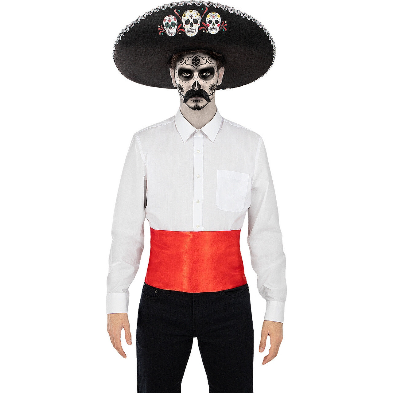 Op deze afbeelding zie je een Accessoires, van het merk Funidelia. Mexicaanse Day Of The Dead Set