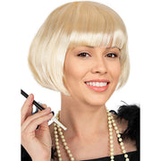 Op deze afbeelding zie je een Accessoires, van het merk Funidelia. Jaren 20 Amy Bobline Pruik Blond