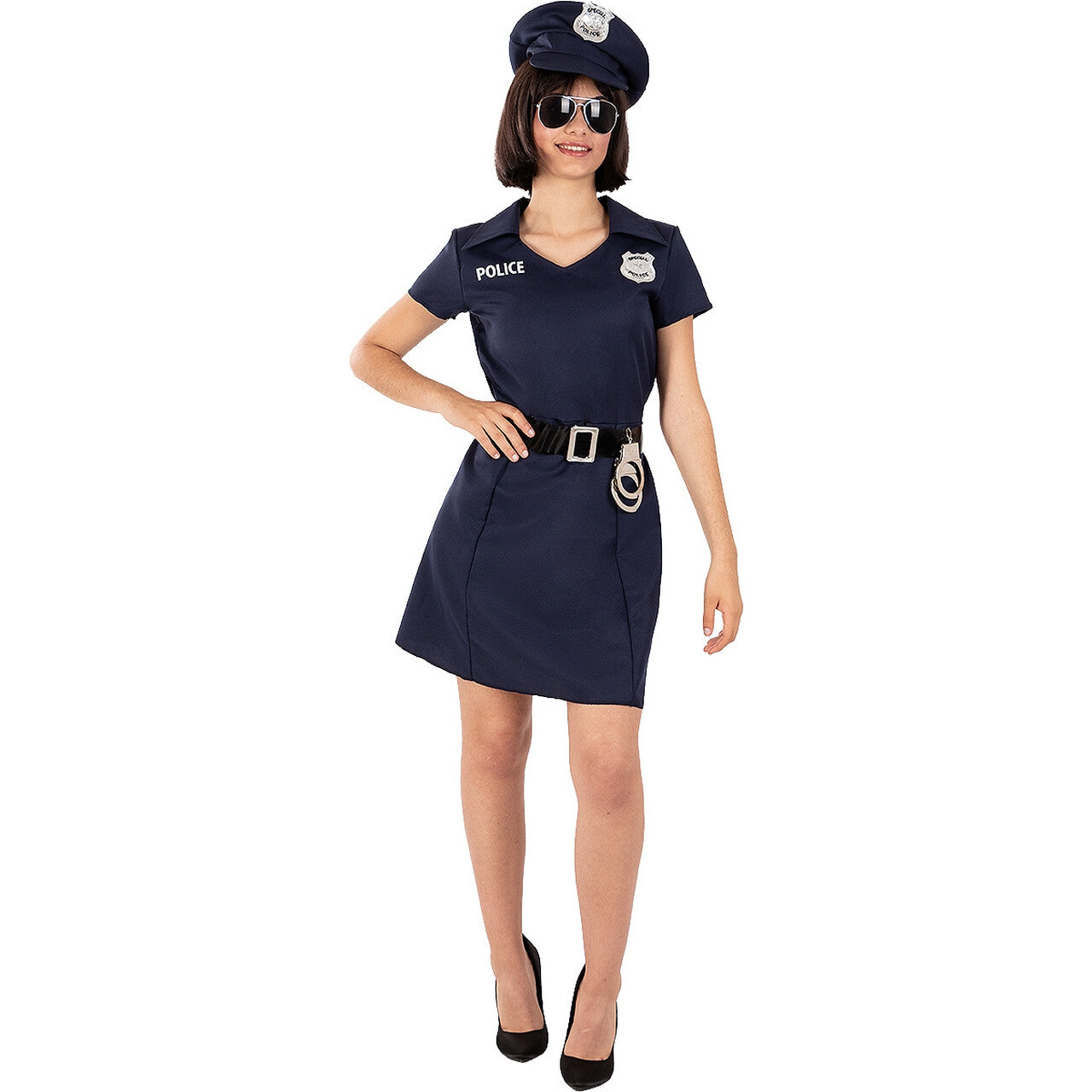 Op deze afbeelding zie je een Accessoires, van het merk Funidelia. Stoere Piloten Politie Bril