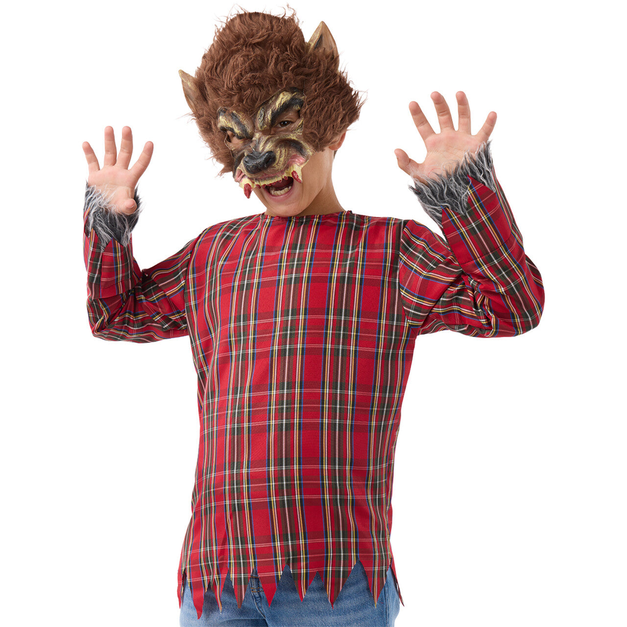 Op deze afbeelding zie je een Accessoires, van het merk Funidelia. Hongerige Weerwolf Masker