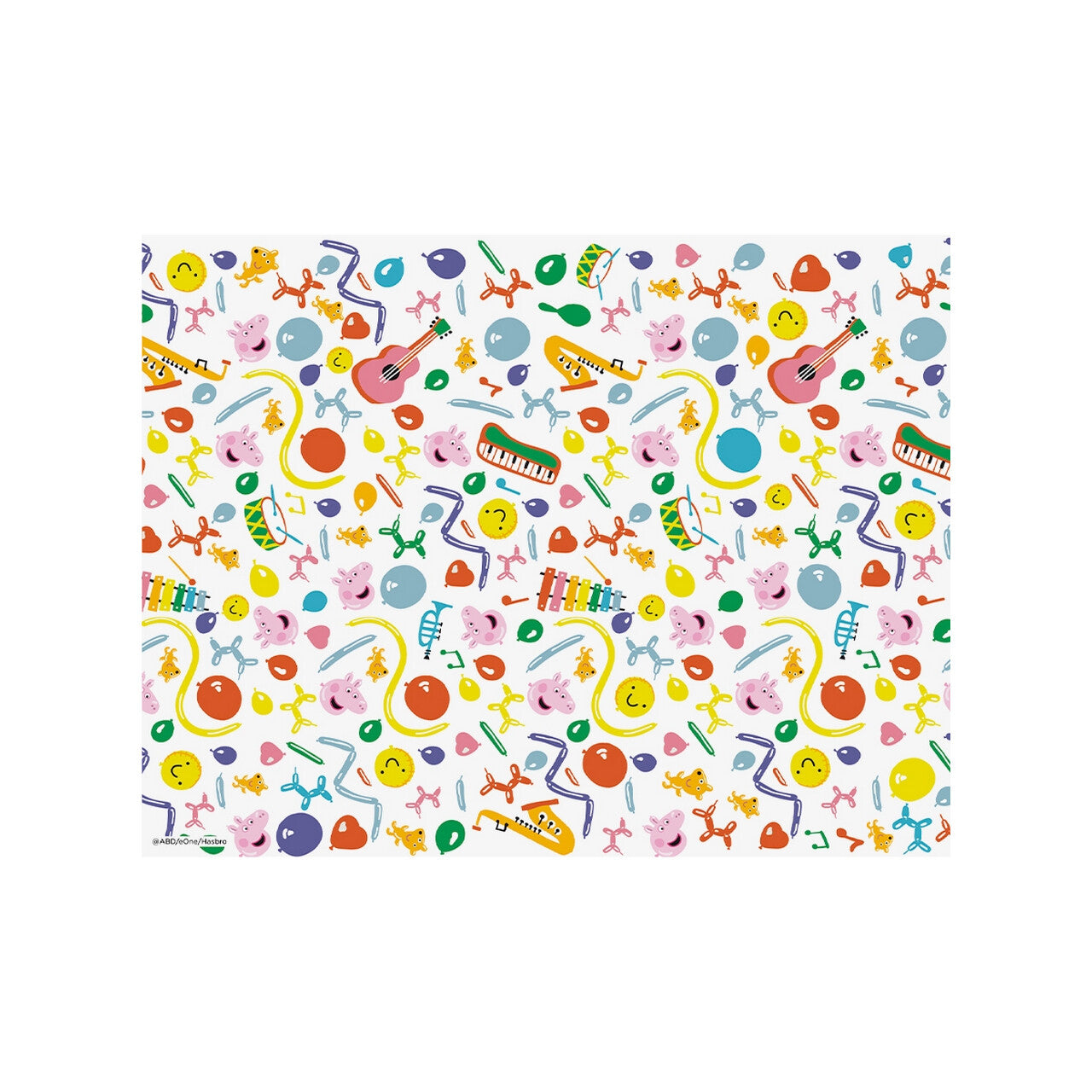Op deze afbeelding zie je een Decoratie, van het merk Funidelia. Peppa Pig Kleurrijk Tafelkleed 120 X 180cm