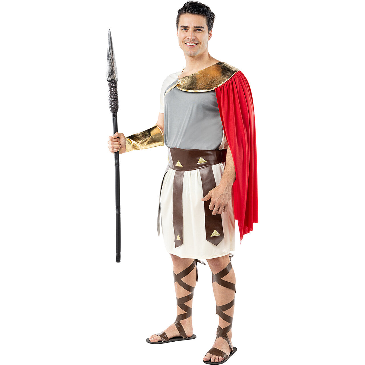 Op deze afbeelding zie je een Accessoires, van het merk Funidelia. Romeinse Bruine Sandalen