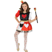 Op deze afbeelding zie je een Kostuums, van het merk Funidelia. Kleine Dame Hartenmeisje Kostuum