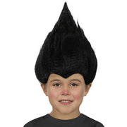 Op deze afbeelding zie je een Accessoires, van het merk Funidelia. Zwarte Pruik Knoest Trolls