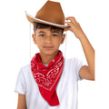 Brauner Wilder Westen Cowboyhut Billy The Kid für Kinder