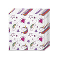 16 Einhorn Servietten - Lovely Unicorn 33x33 Cm