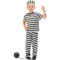 Sträfling Crimi-Nico Kostüm für Kinder für Kinder