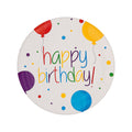 8 Geburtstags Pappteller 23 Cm - Happy Birthday