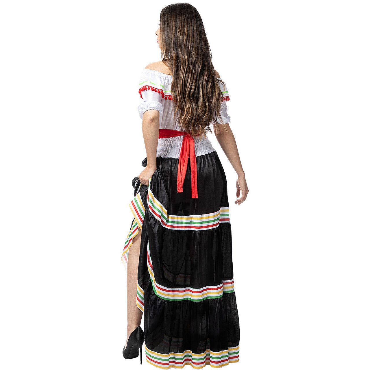 Op deze afbeelding zie je een Kostuums, van het merk Funidelia. Bailarina De Mexico Vrouw Kostuum