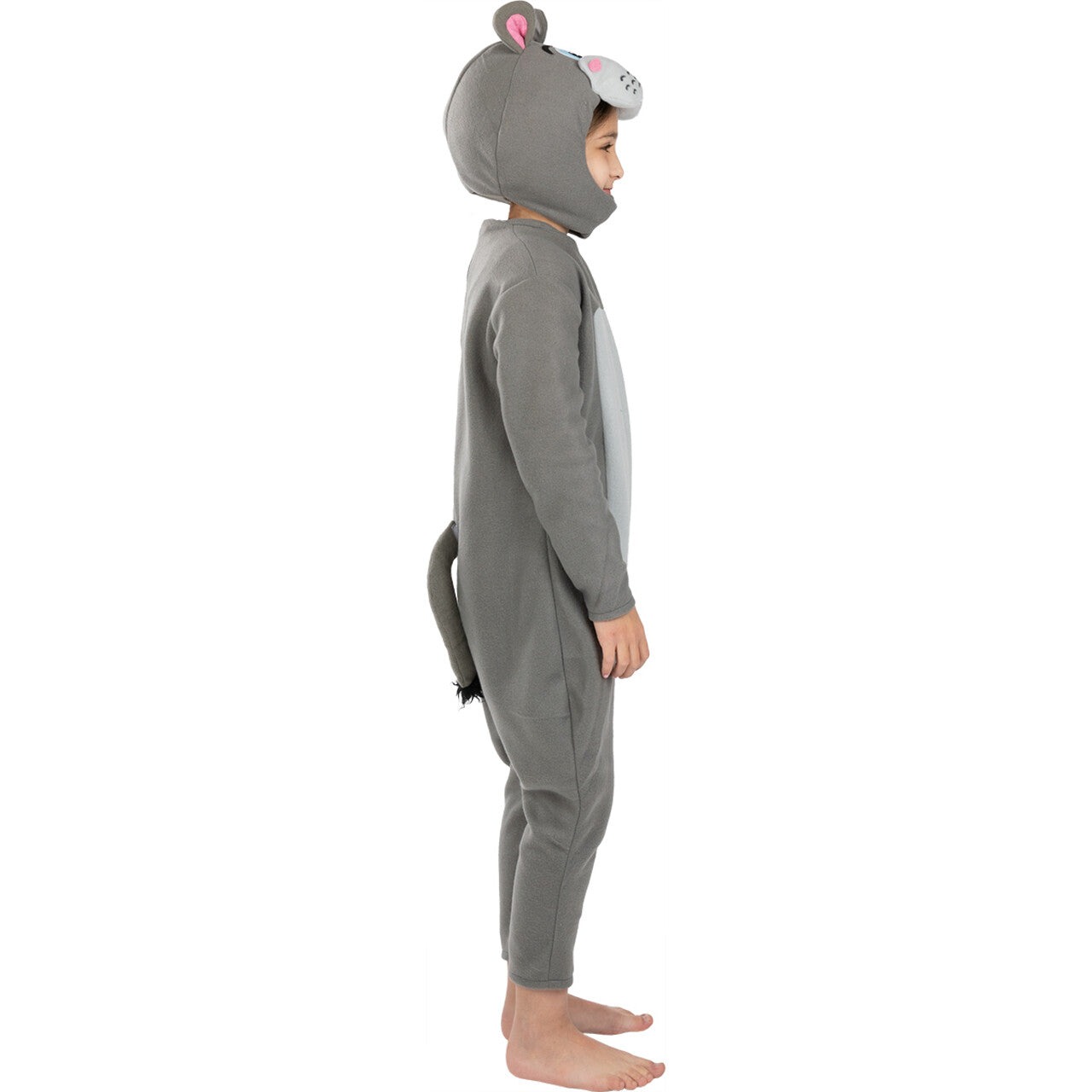 Op deze afbeelding zie je een Kostuums, van het merk Funidelia. Hippe Nijlpaard Onesie Kind Kostuum