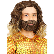 Op deze afbeelding zie je een Accessoires, van het merk Funidelia. Aquaman Koning Van De Oceaan Pruik Kind Met Baard