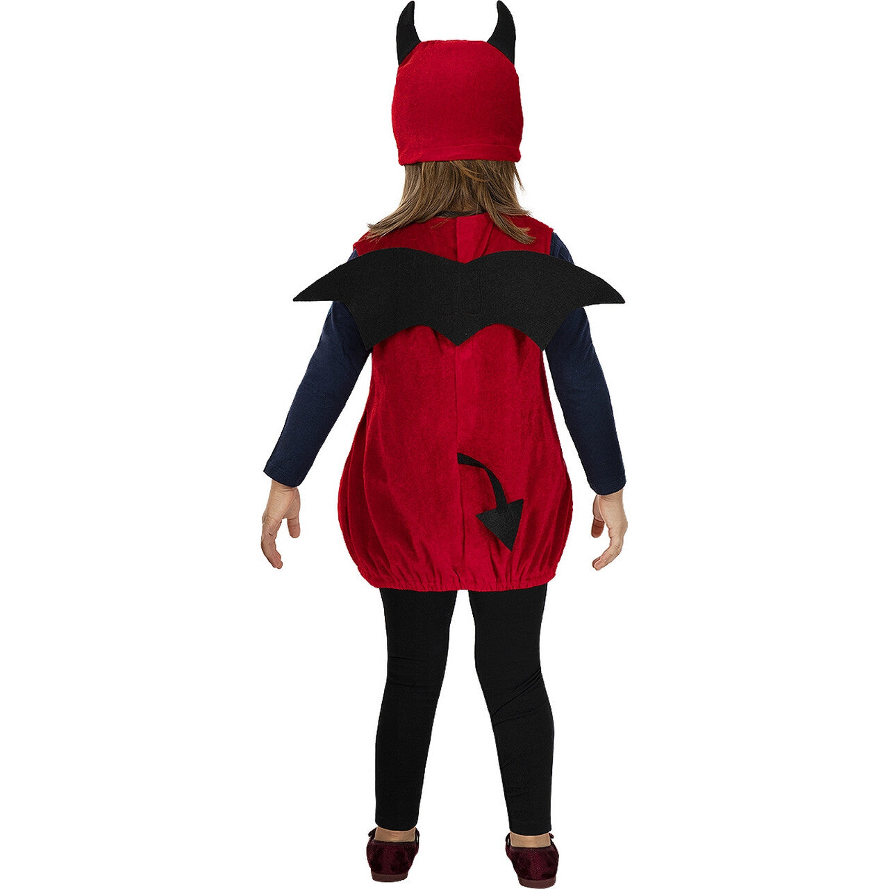 Op deze afbeelding zie je een Kostuums, van het merk Funidelia. Eng Klein Halloween Duiveltje Kind Kostuum
