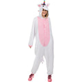 Einhorn Onesie Kostüm Rosa für Erwachsene Unisex