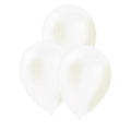 Latexballons Metallic Weiß – 10 Stück