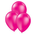10 Luftballons Pink - Unifarben