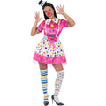 Pünktchenparade Clown Kostüm für Damen