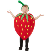 Op deze afbeelding zie je een Kostuums, van het merk Funidelia. Zoete Rode Aardbei Kind Kostuum