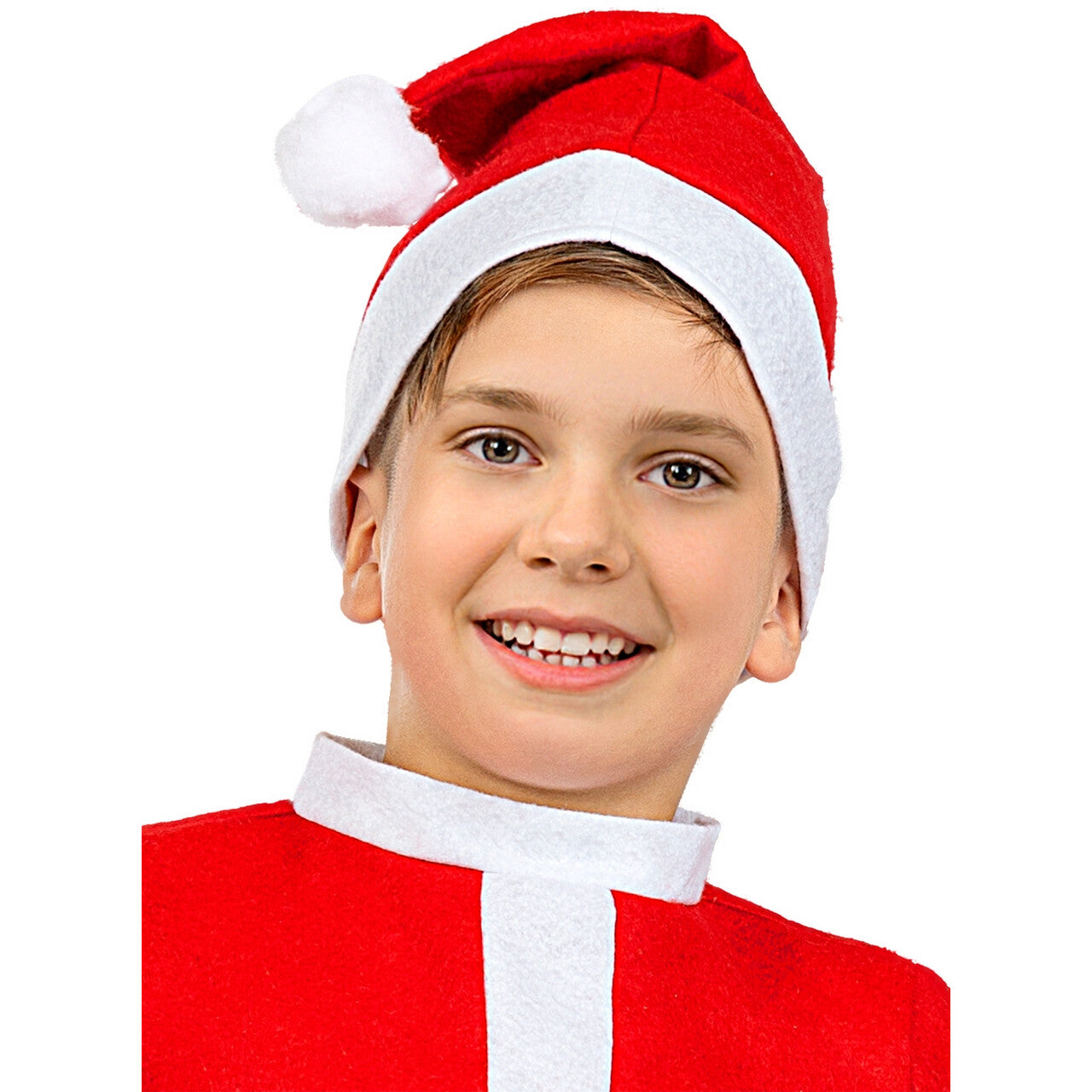 Op deze afbeelding zie je een Accessoires, van het merk Funidelia. Kerstjongen Muts
