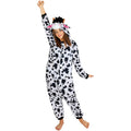 Kuschelige Kuh Onesie Kostüm für Erwachsene Unisex
