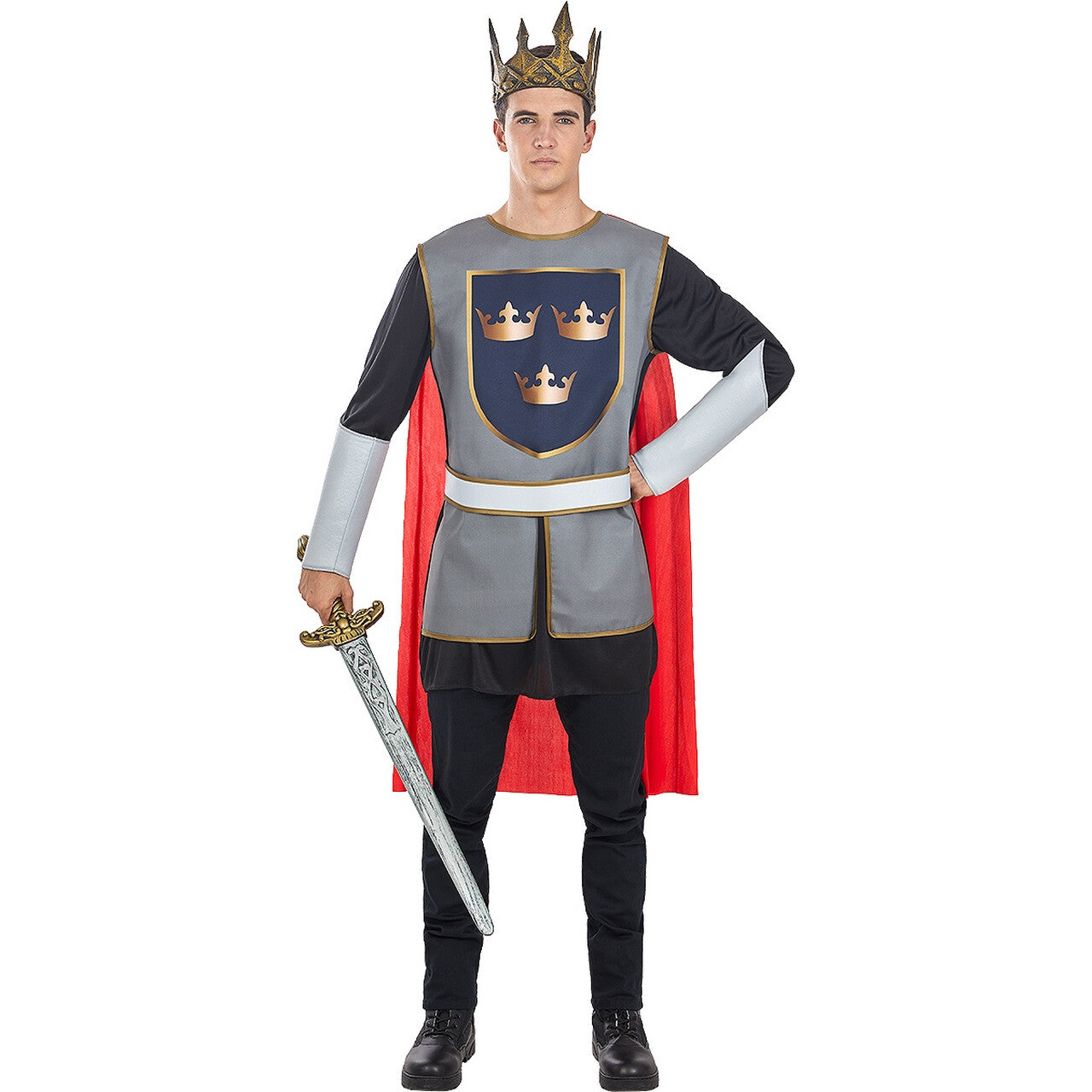 Op deze afbeelding zie je een Accessoires, van het merk Funidelia. Middeleeuwse Kroon Koning Arthur