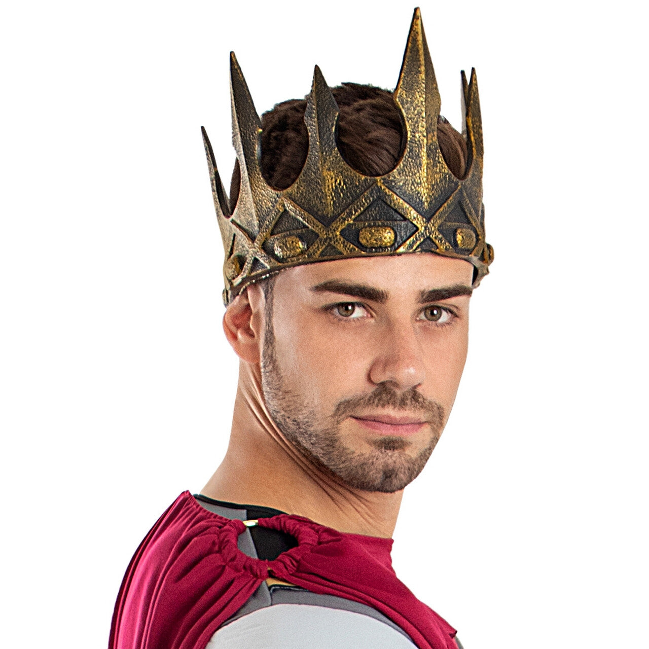 Op deze afbeelding zie je een Accessoires, van het merk Funidelia. Middeleeuwse Kroon Koning Arthur