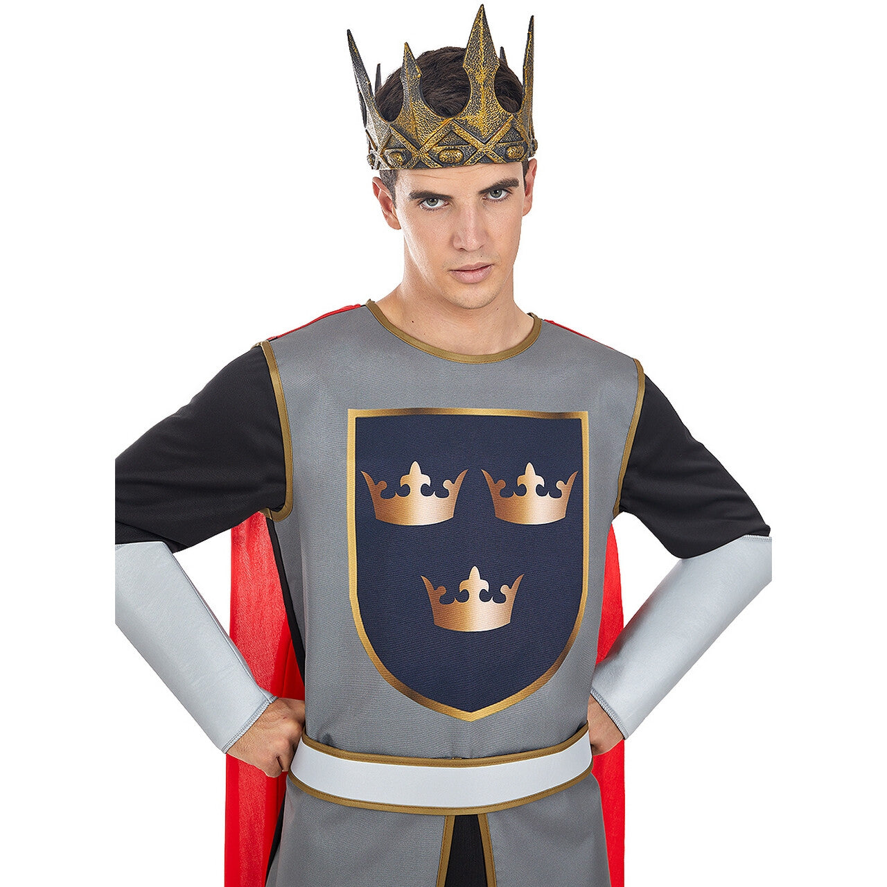 Op deze afbeelding zie je een Accessoires, van het merk Funidelia. Middeleeuwse Kroon Koning Arthur
