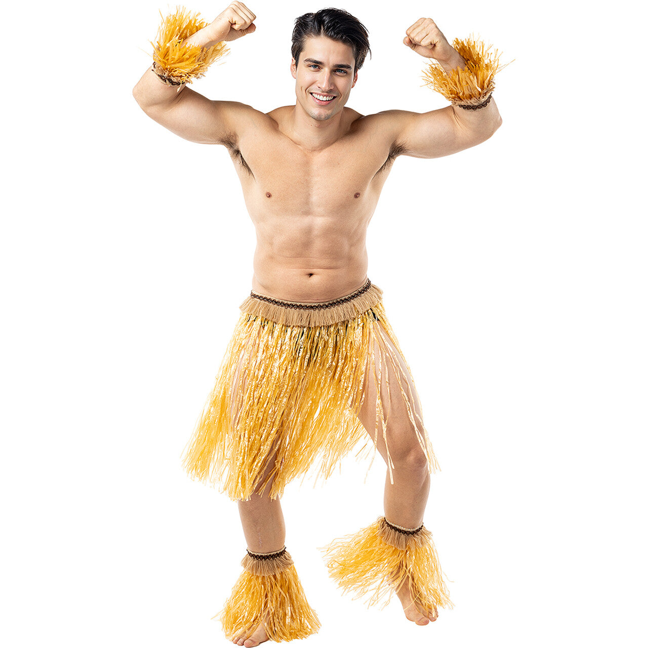 Op deze afbeelding zie je een Kostuums, van het merk Funidelia. Dansende Stamhoofd Unisex Kostuum