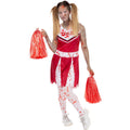 Zombie-Cheerleaderin Kostüm für Damen