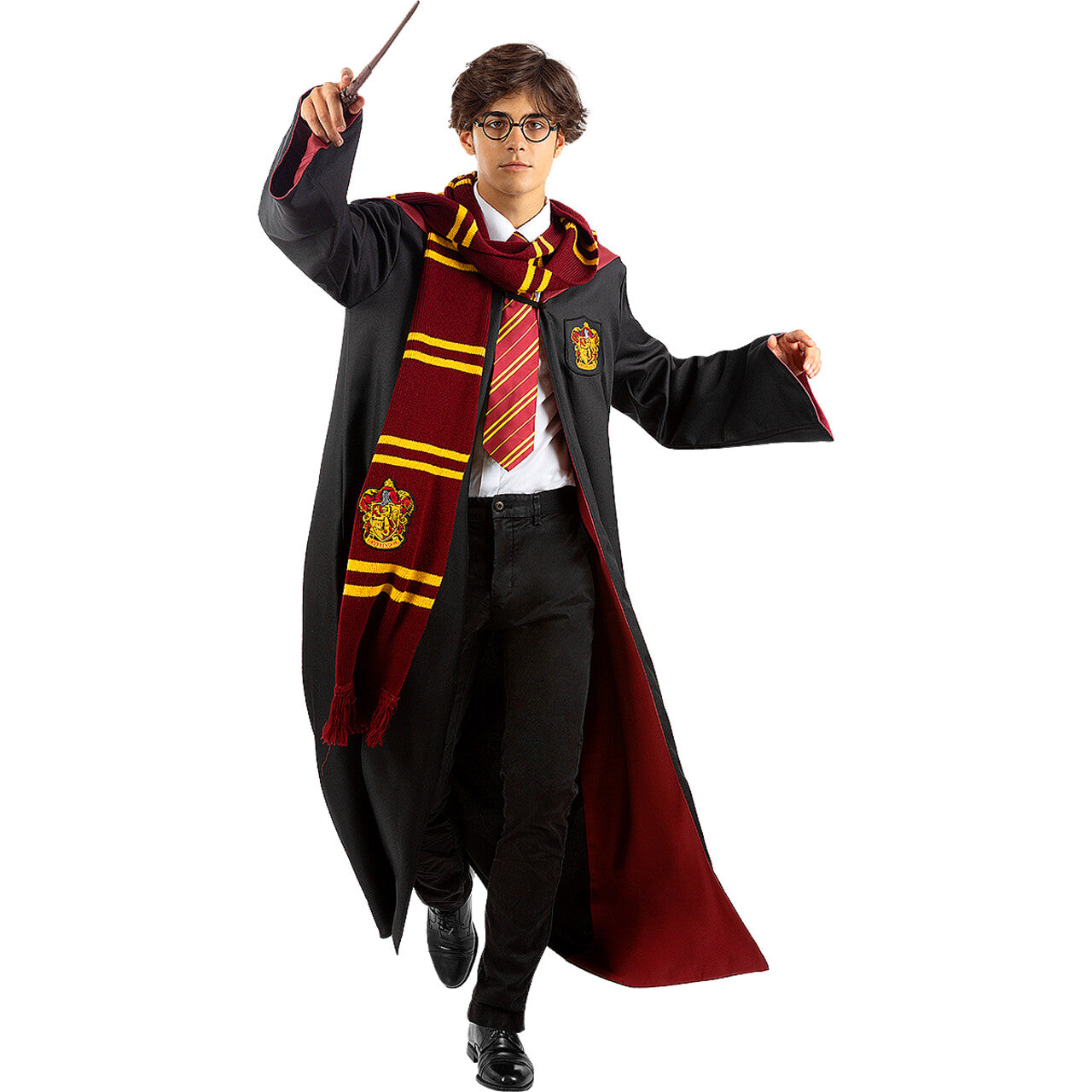 Op deze afbeelding zie je een Accessoires, van het merk Funidelia. Harry Potter Gryffindor Sjaal Bordeauxrood
