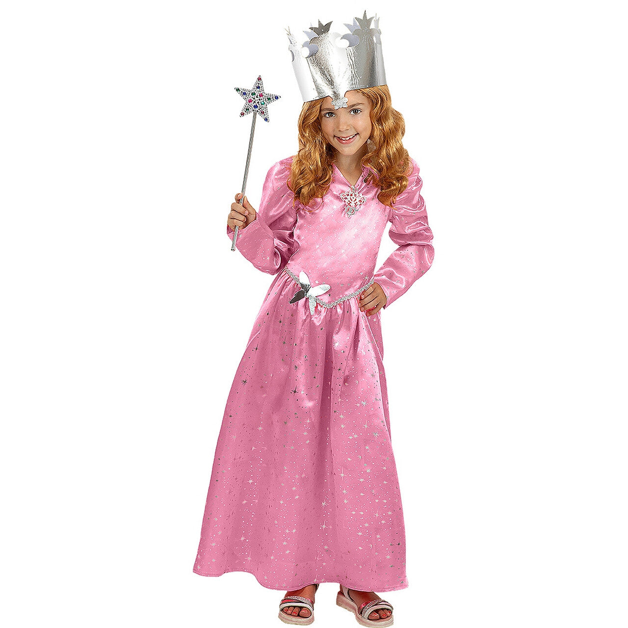 Op deze afbeelding zie je een Kostuums, van het merk Funidelia. Glinda The Good Witch The Wizard Of Oz Meisje Kostuum