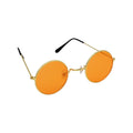 Runde Hippiebrille Orange