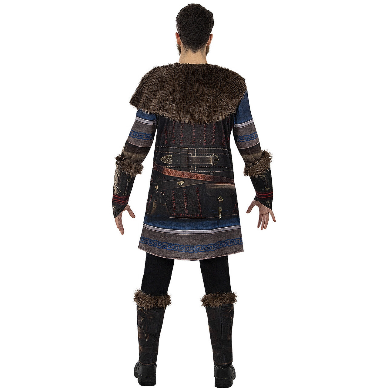 Op deze afbeelding zie je een Kostuums, van het merk Funidelia. Sterke Viking Eivor Assassins Creed Valhalla Man Kostuum