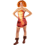 Op deze afbeelding zie je een Kostuums, van het merk Funidelia. Holbewoner Eep The Croods Vrouw Kostuum